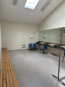 Back of stage